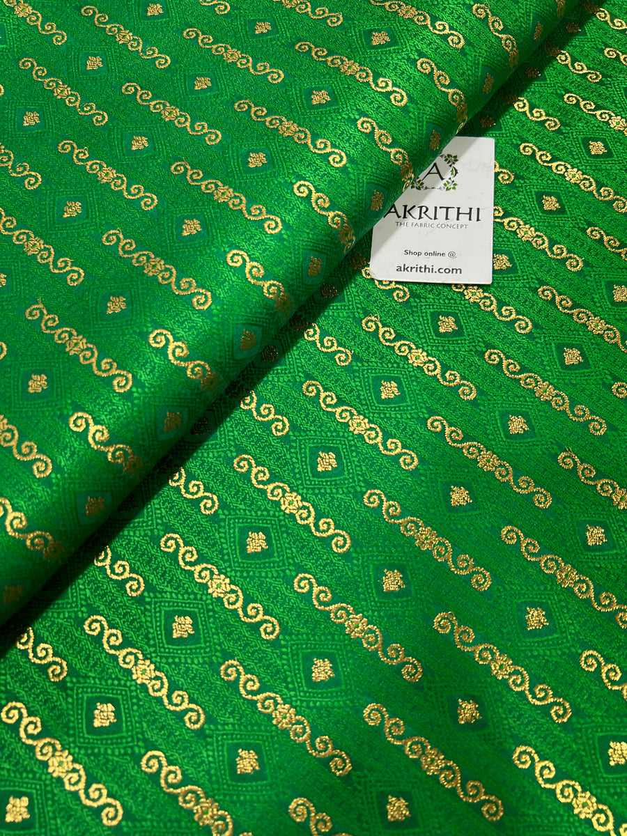 Pure Banarasi brocade fabric