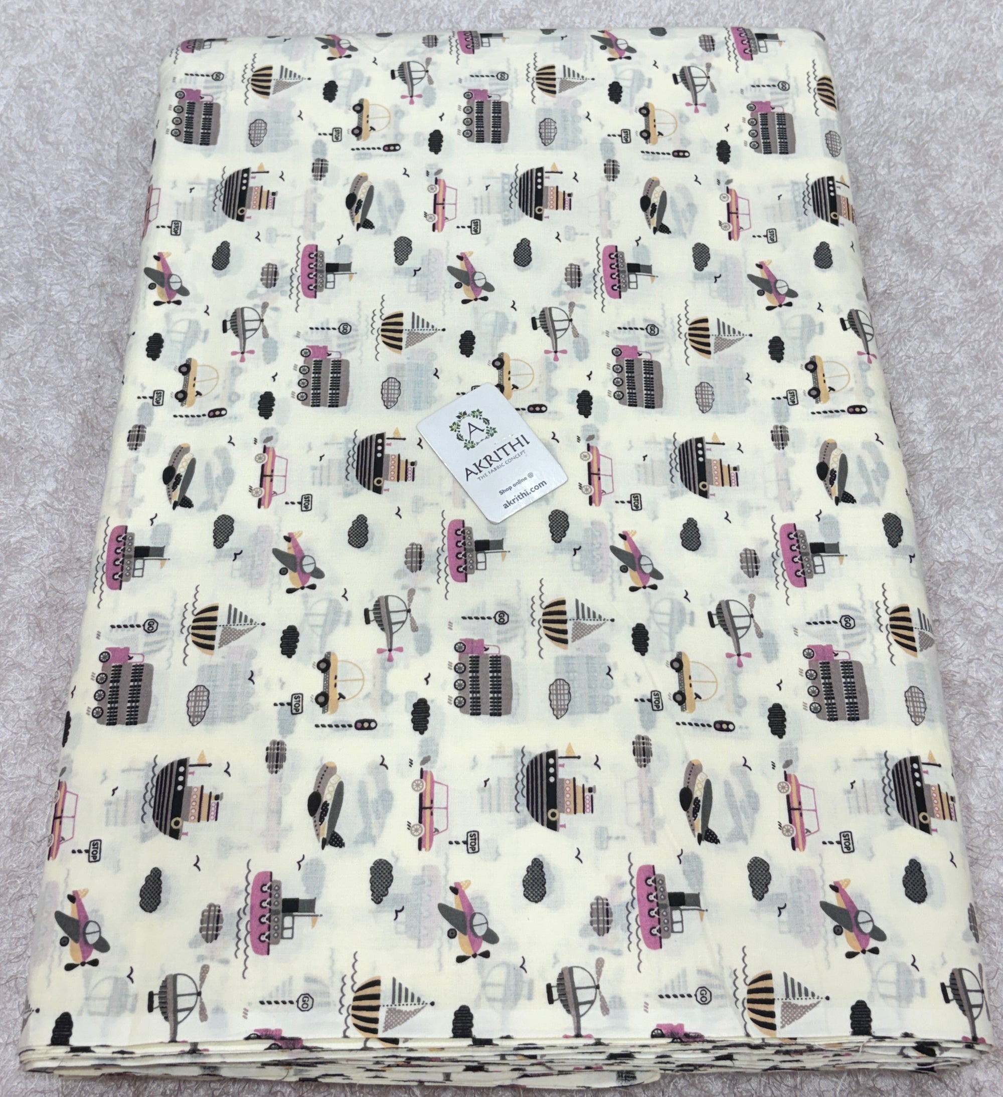 Kids Printed pure cotton fabric