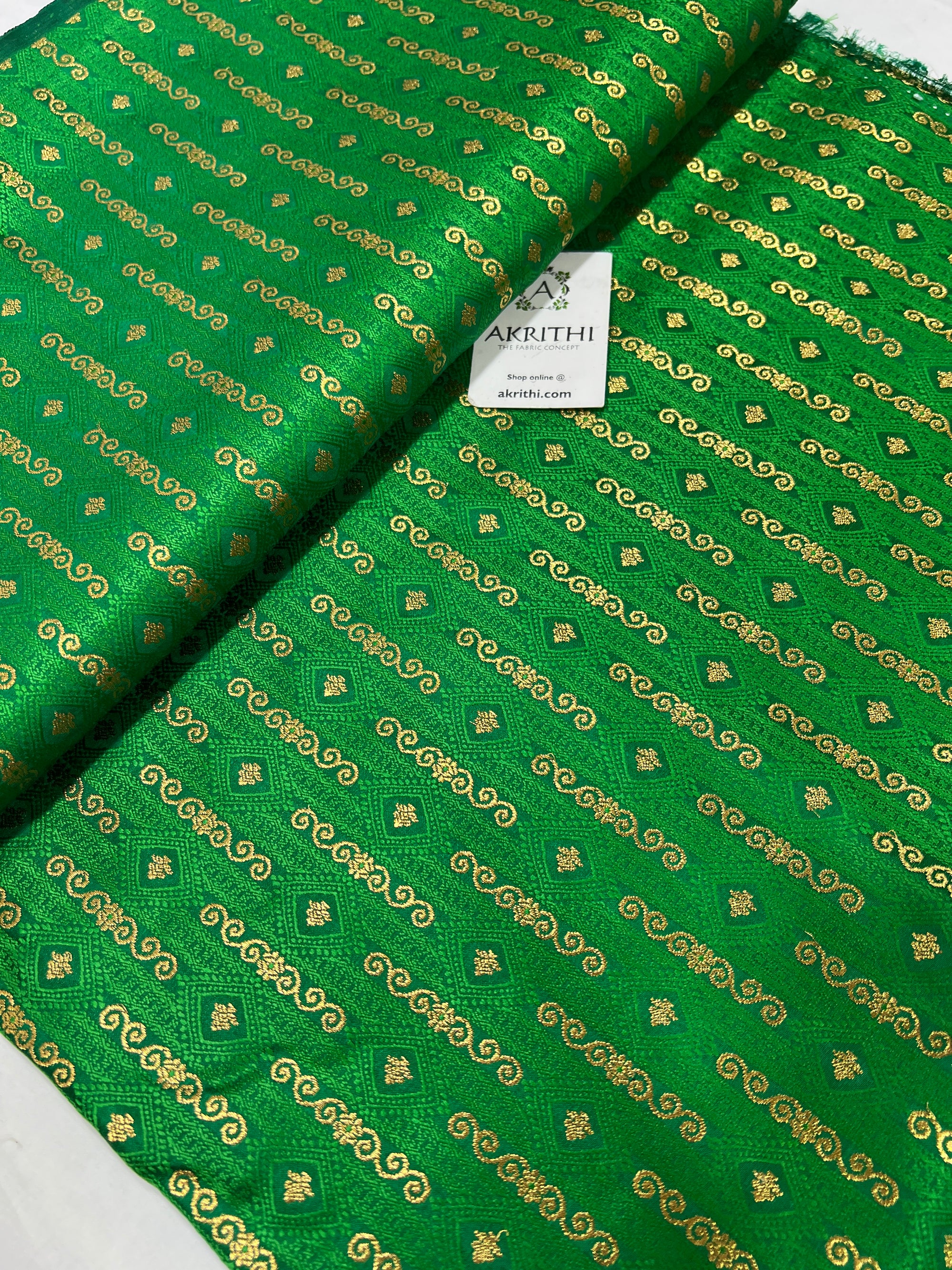 Pure Banarasi brocade fabric