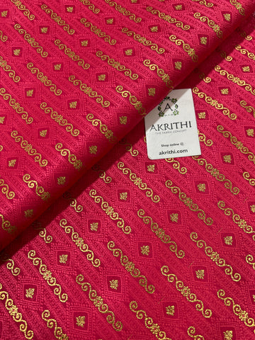 Pure Banarasi brocade fabric