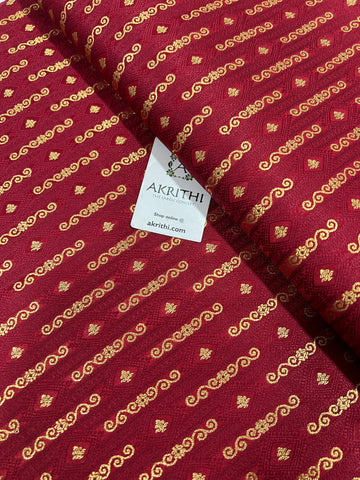 Pure Banarasi brocade fabric