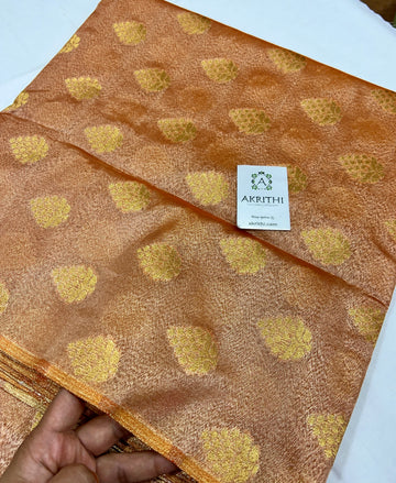 Pure Banarasi tissue brocade fabric