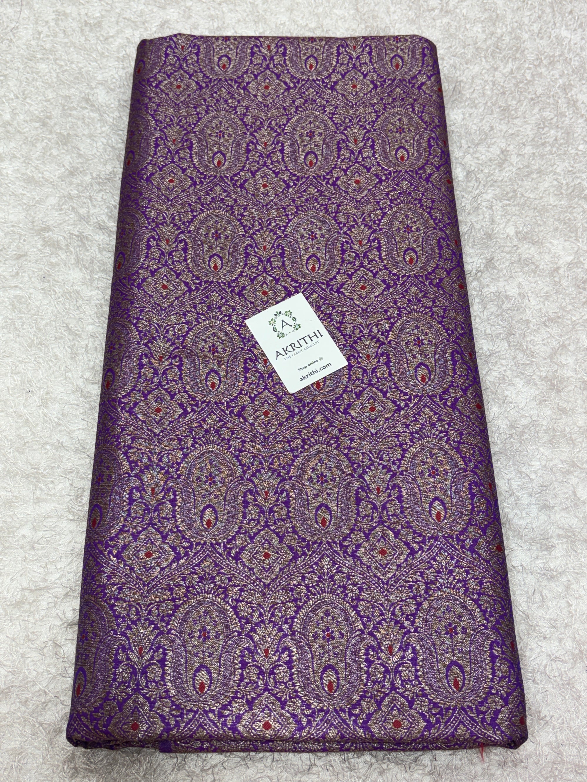 Pure Banarasi brocade fabric