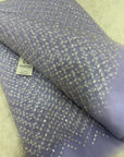 Embroidered net fabric