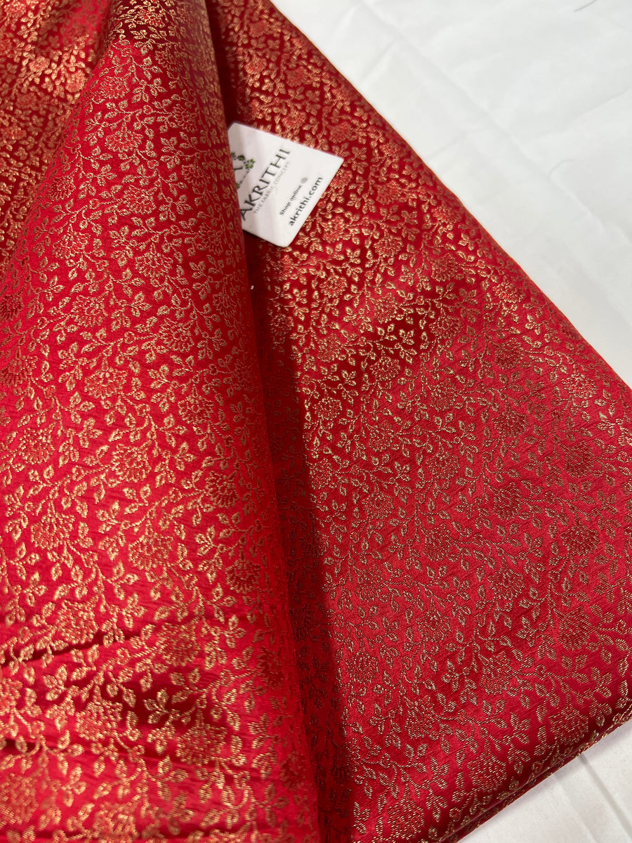 Pure Banarasi brocade fabric