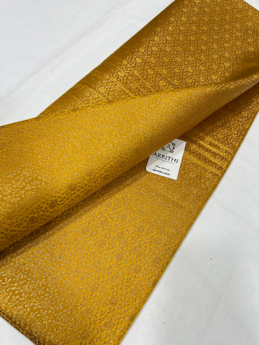 Pure Banarasi brocade fabric