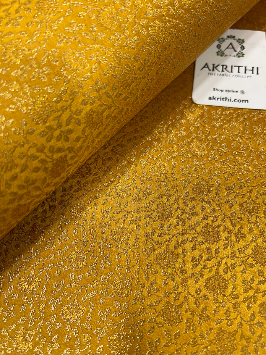 Pure Banarasi brocade fabric