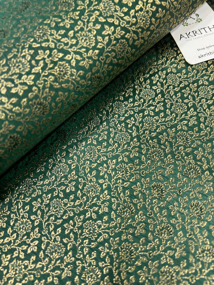 Pure Banarasi brocade fabric