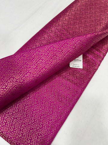 Pure Banarasi brocade fabric