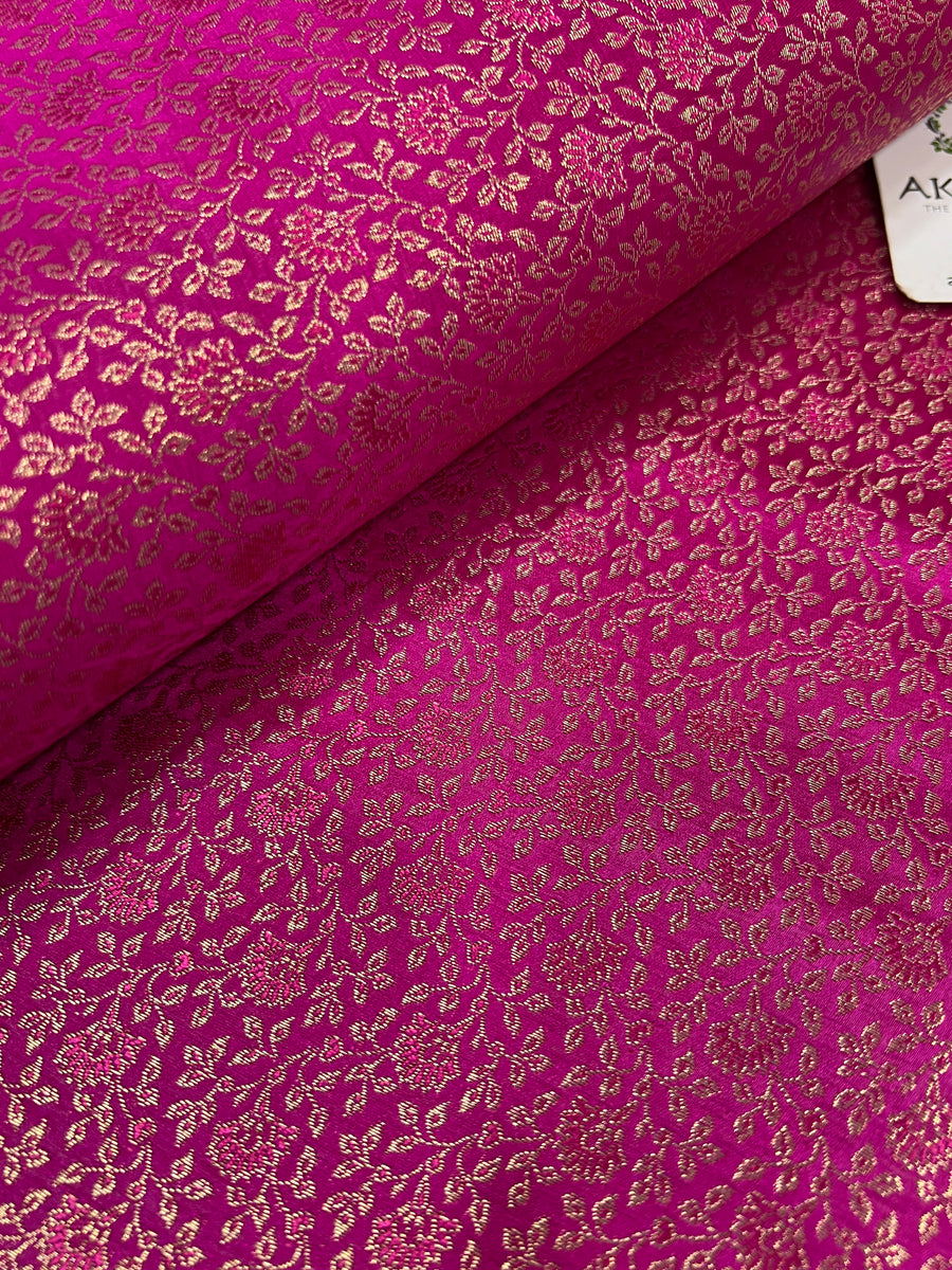 Pure Banarasi brocade fabric