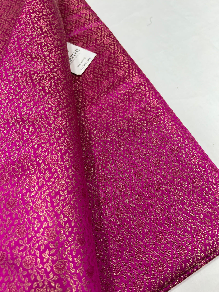 Pure Banarasi brocade fabric