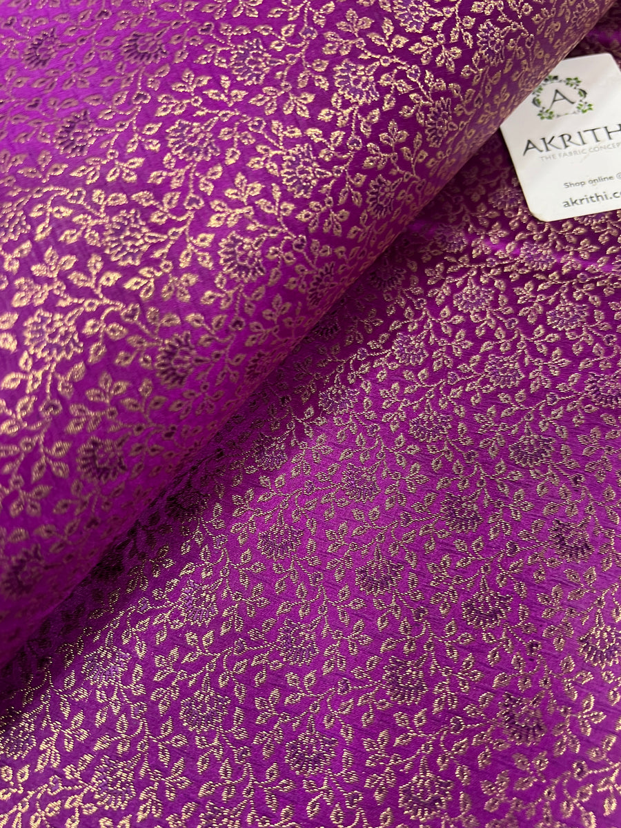 Pure Banarasi brocade fabric