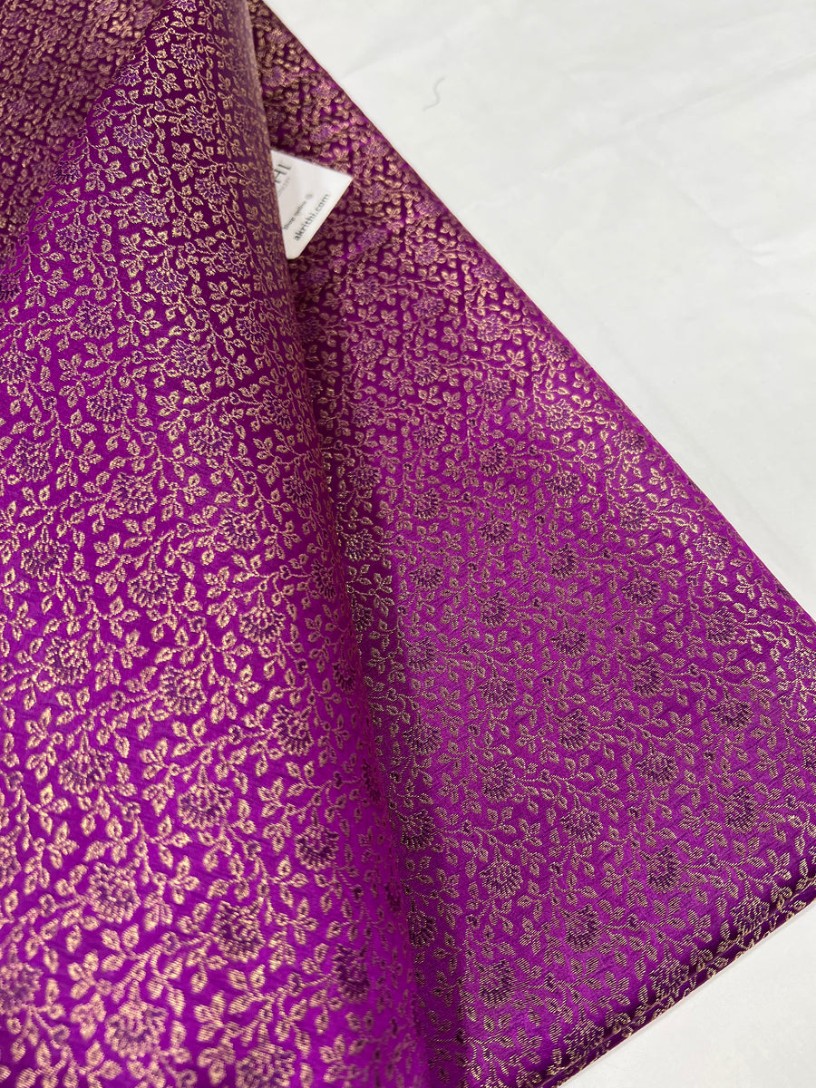 Pure Banarasi brocade fabric