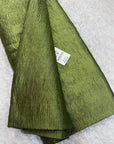 Banarasi pure silk crushed tissue fabric