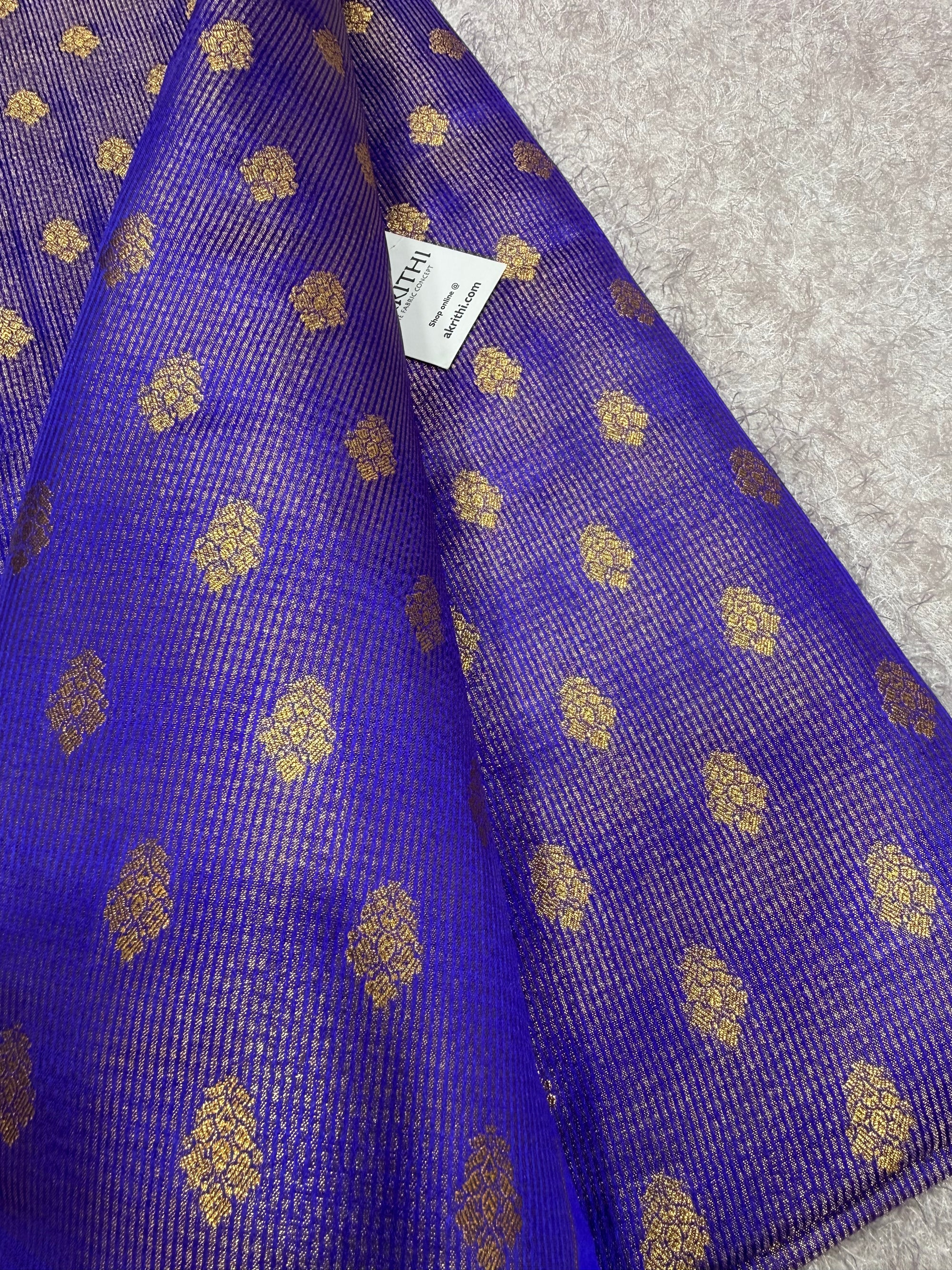 Pure Banarasi brocade fabric