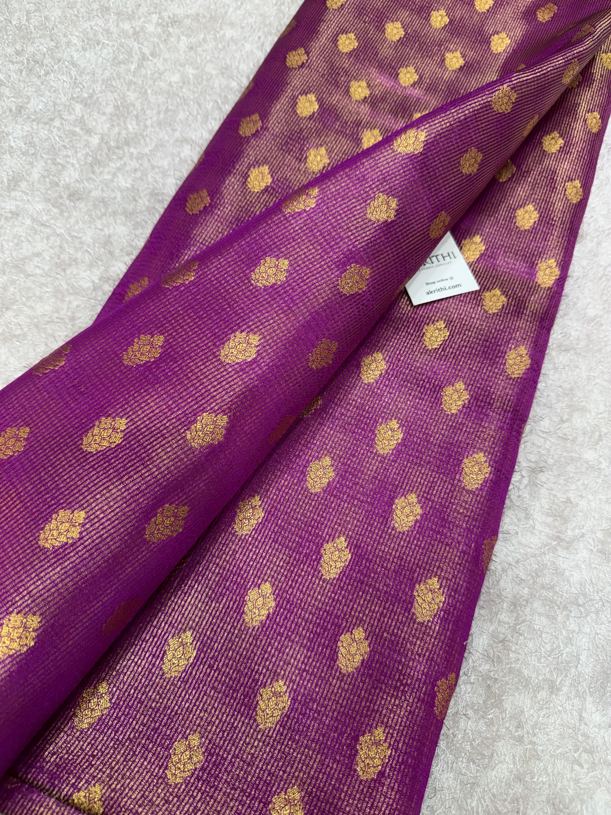 Pure Banarasi brocade fabric