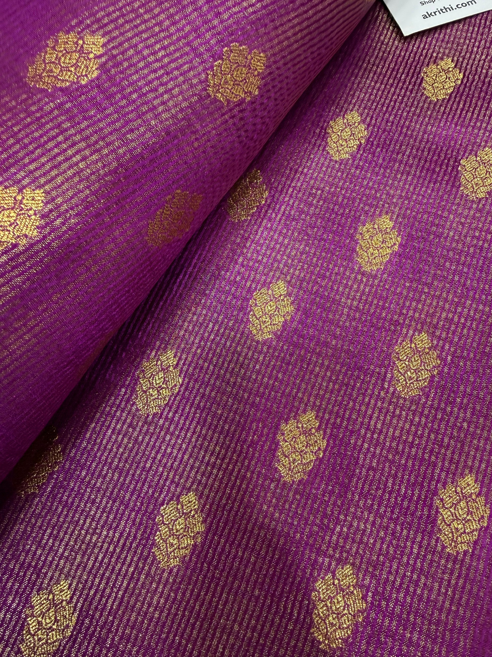 Pure Banarasi brocade fabric