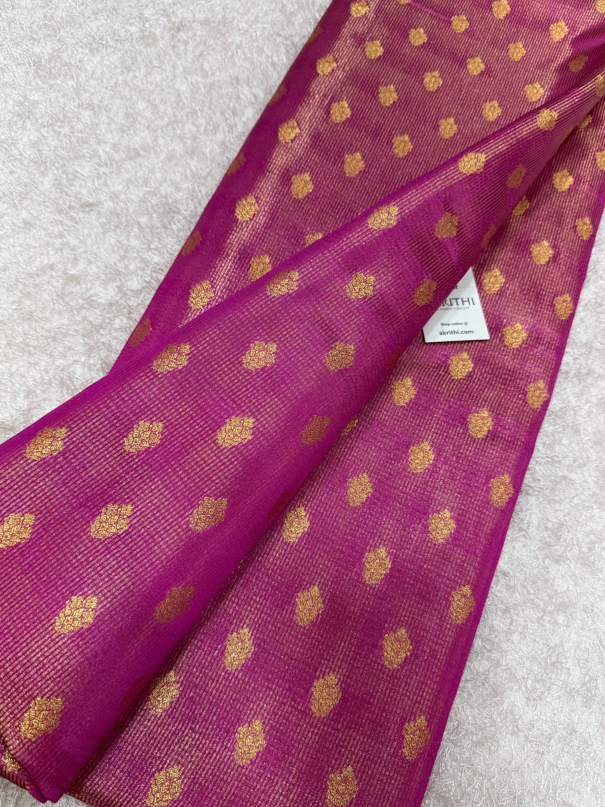 Pure Banarasi brocade fabric