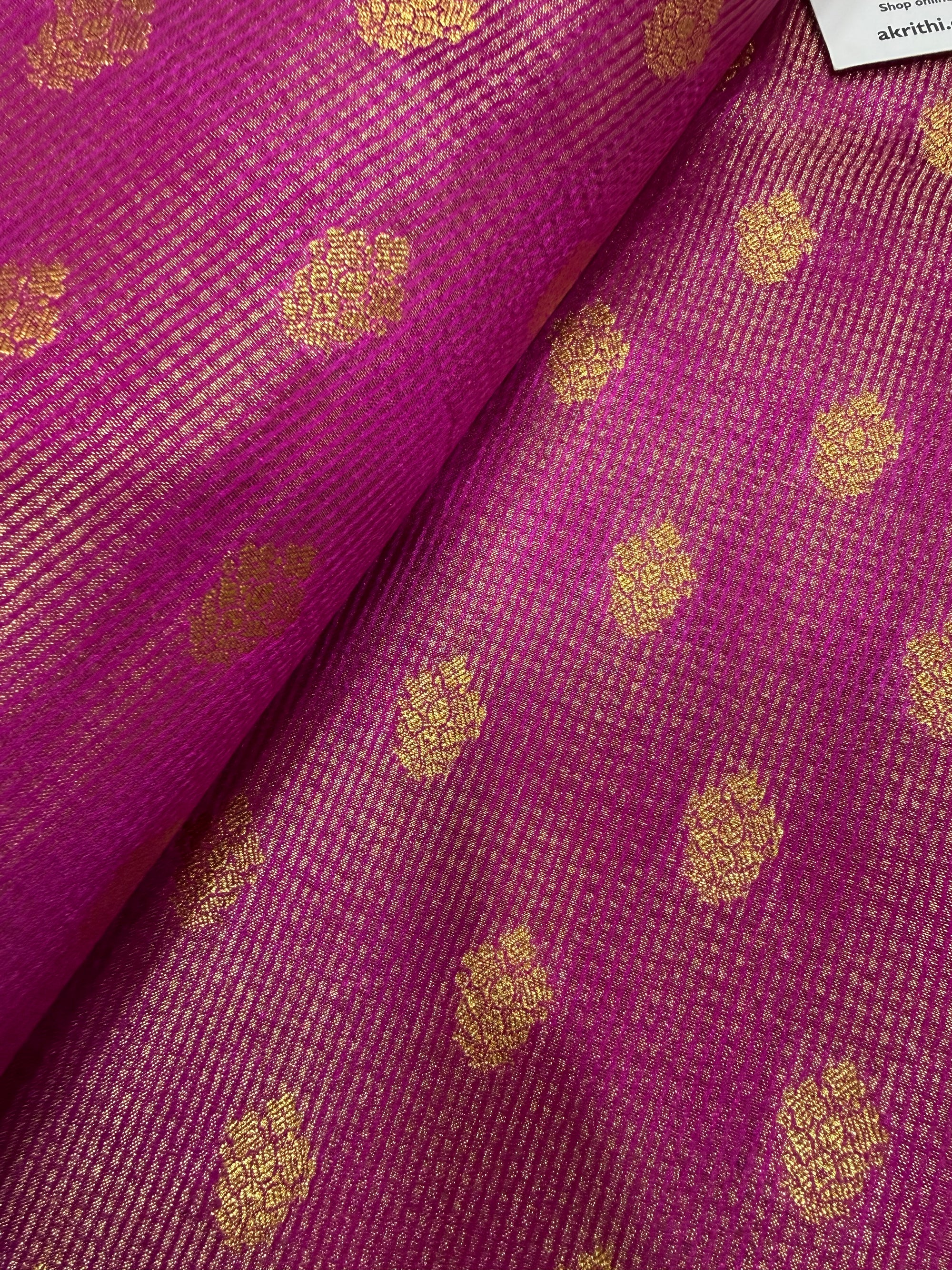 Pure Banarasi brocade fabric