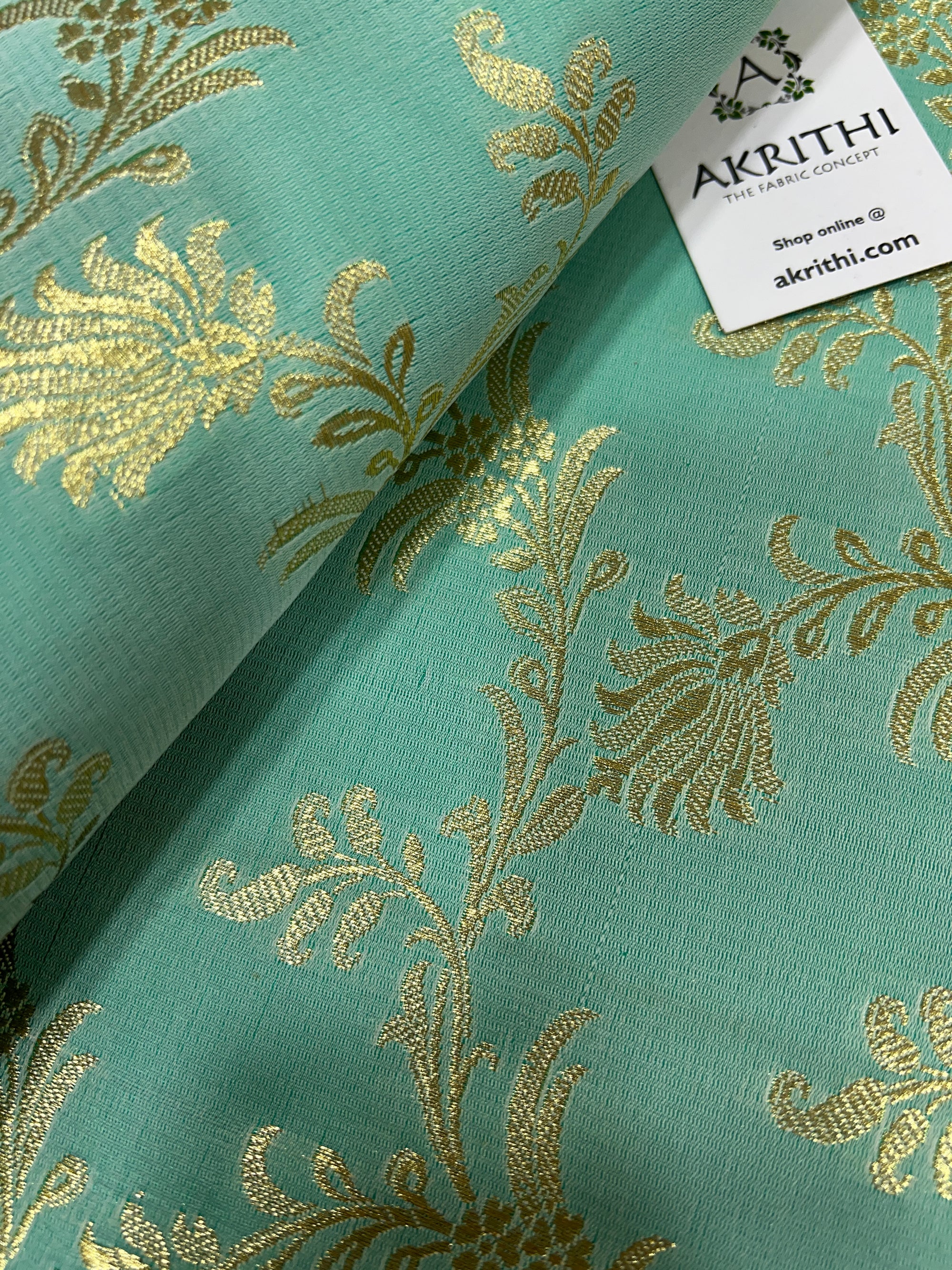 Pure Banarasi brocade fabric