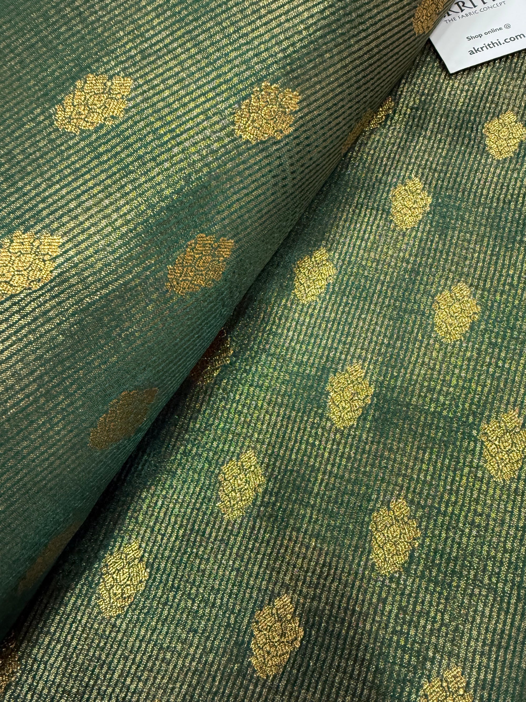 Pure Banarasi brocade fabric