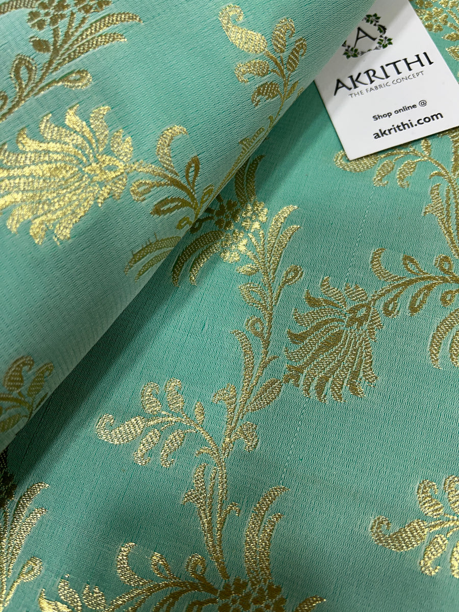 Pure Banarasi brocade fabric