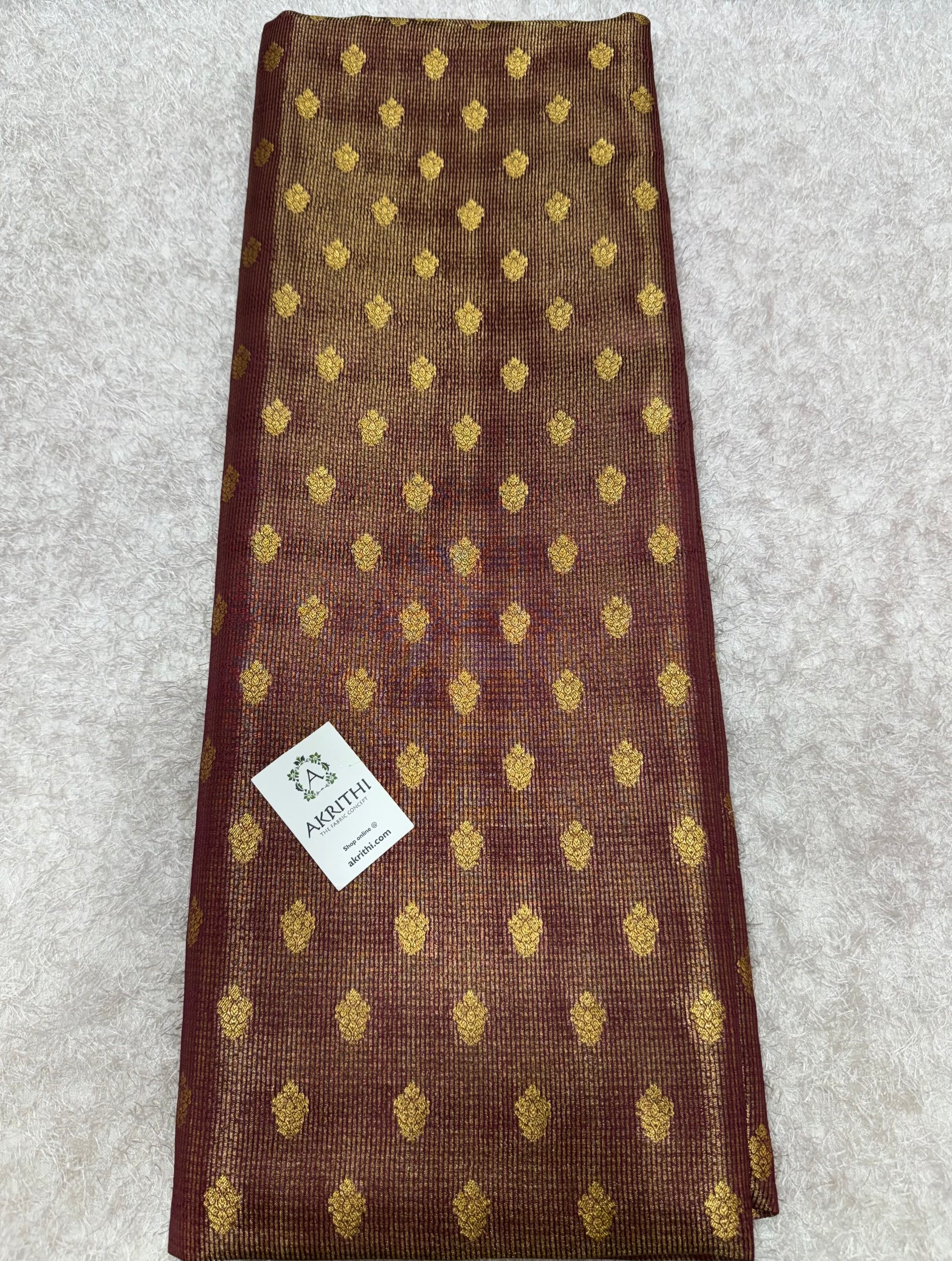Pure Banarasi brocade fabric