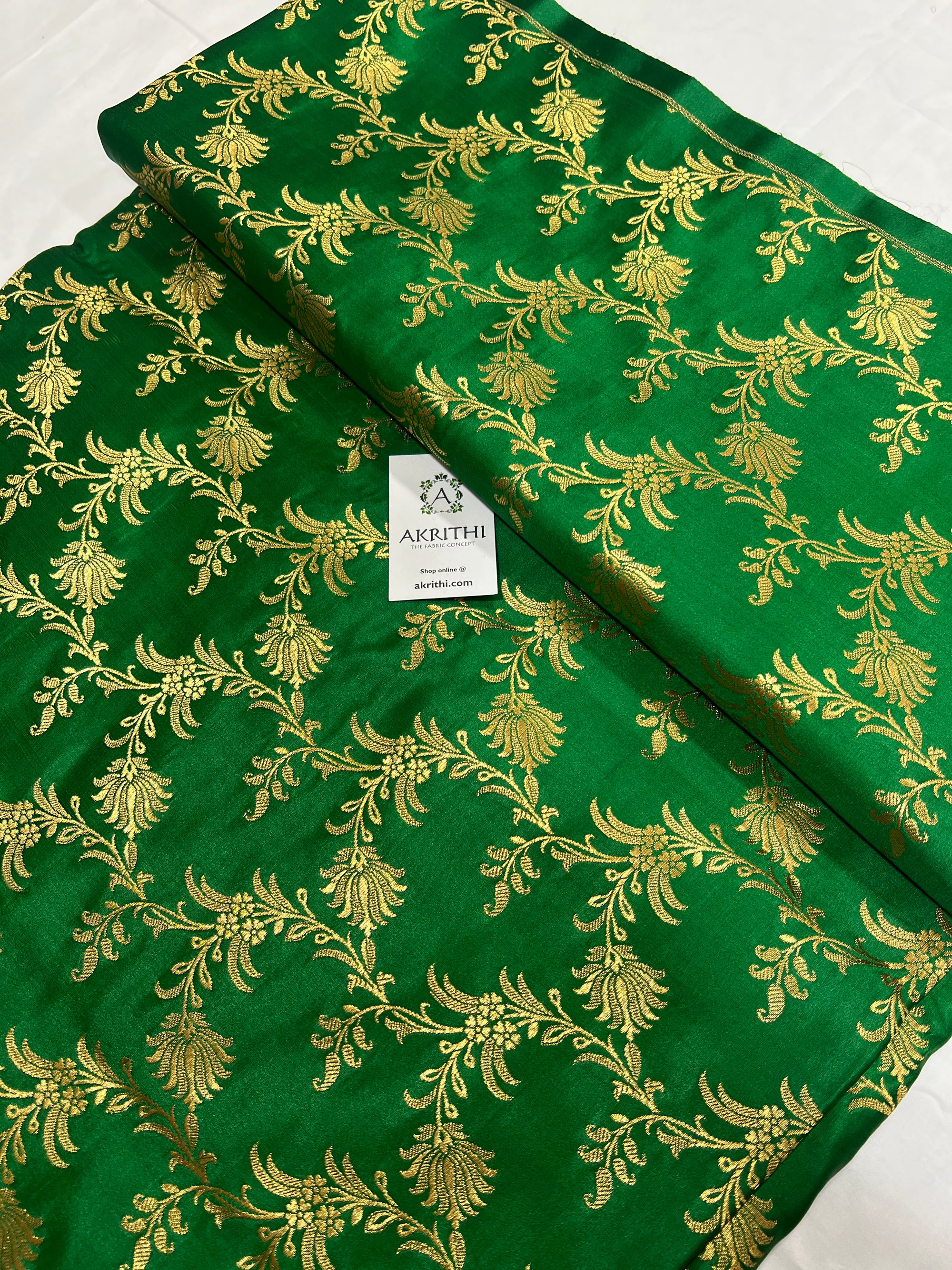 Pure Banarasi brocade fabric