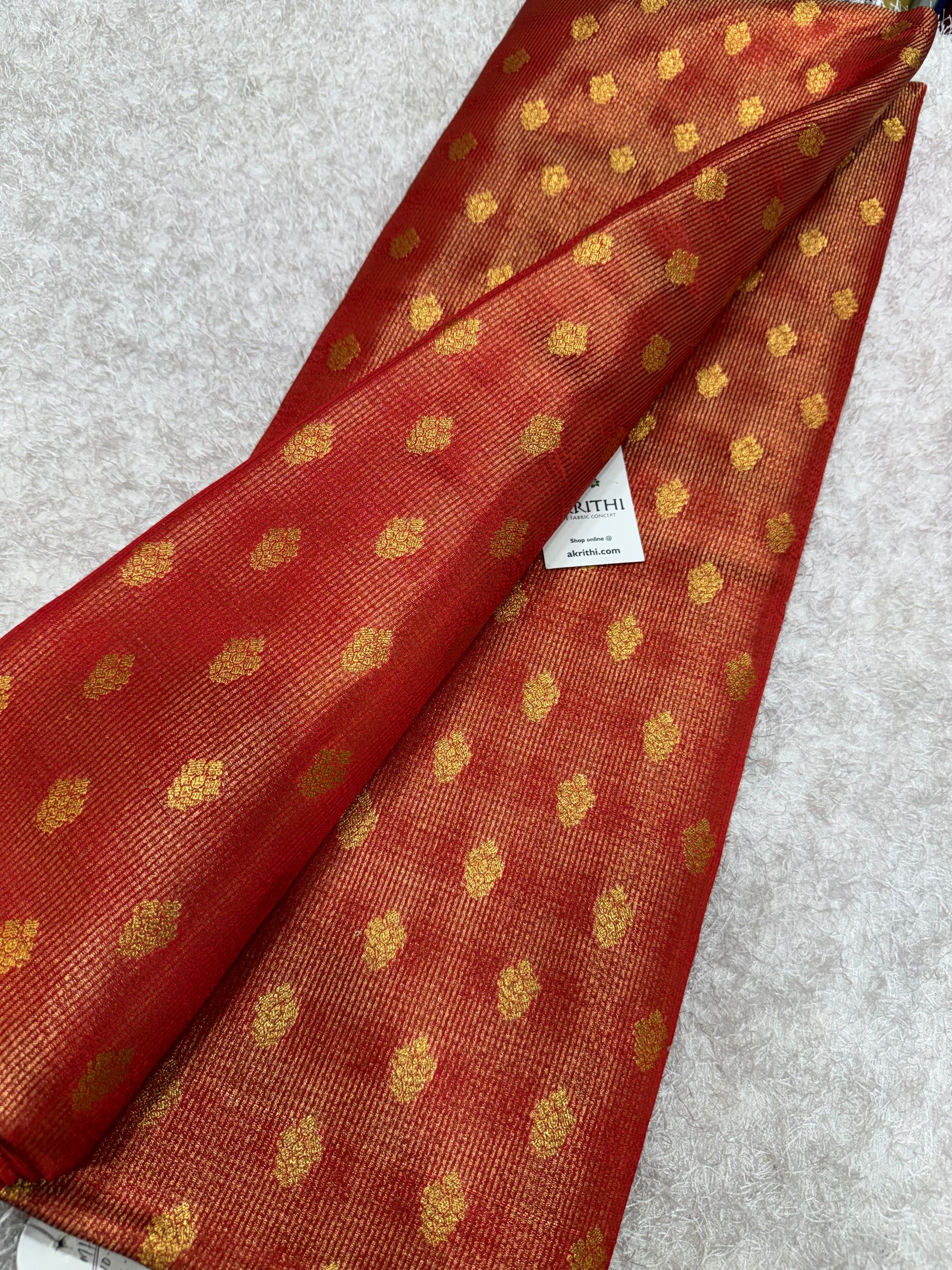 Pure Banarasi brocade fabric