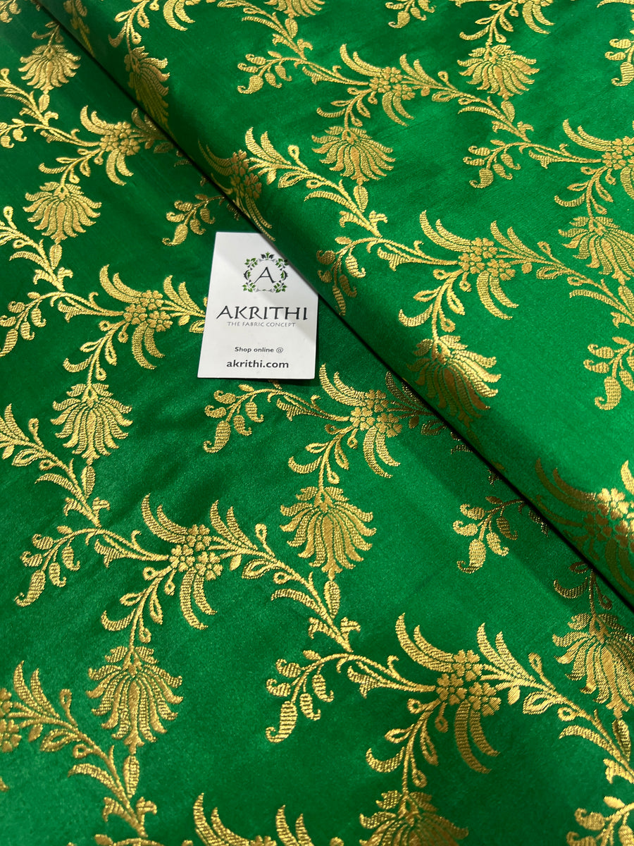 Pure Banarasi brocade fabric