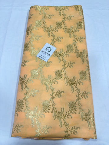 Pure Banarasi brocade fabric