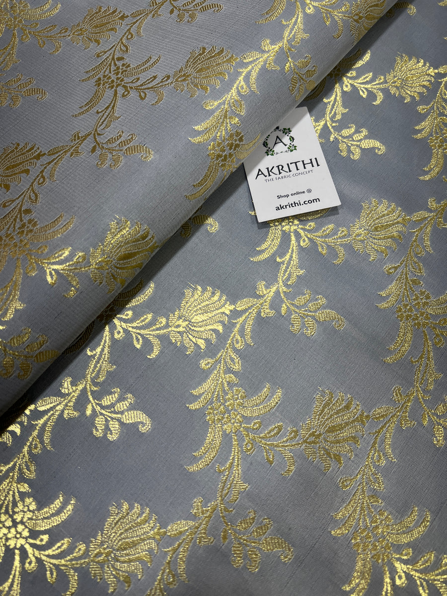 Pure Banarasi brocade fabric