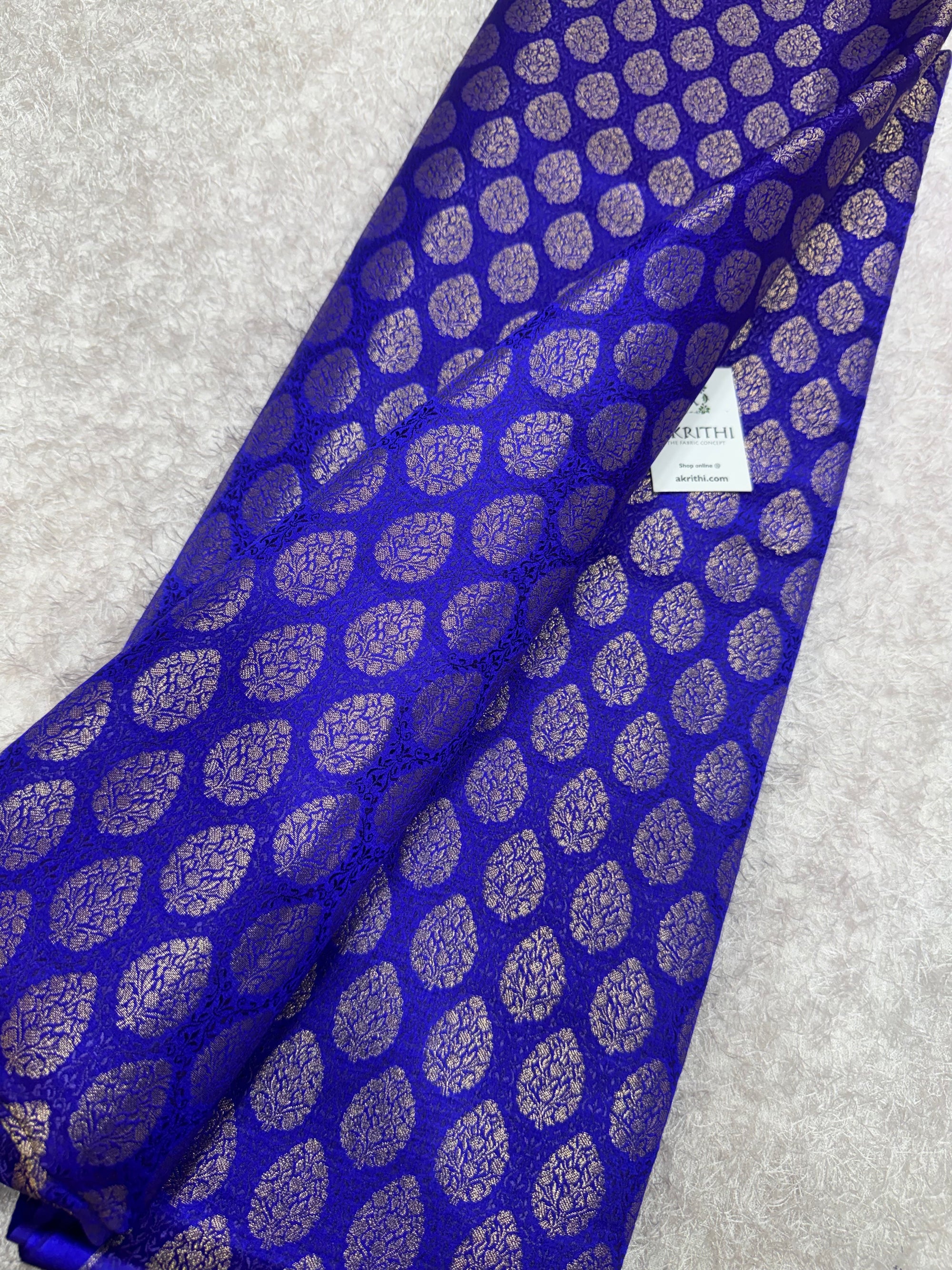 Pure Banarasi brocade fabric
