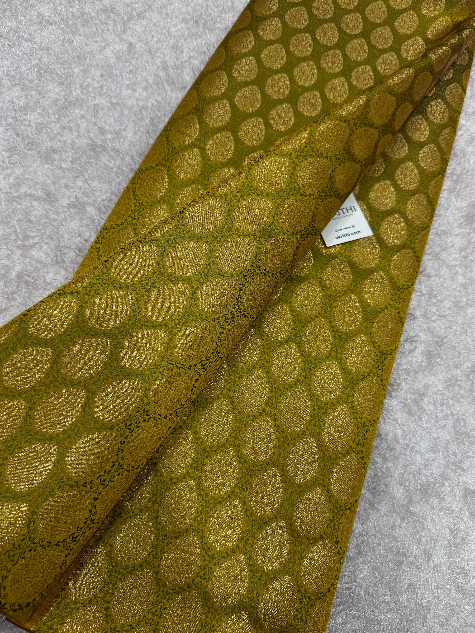 Pure Banarasi brocade fabric