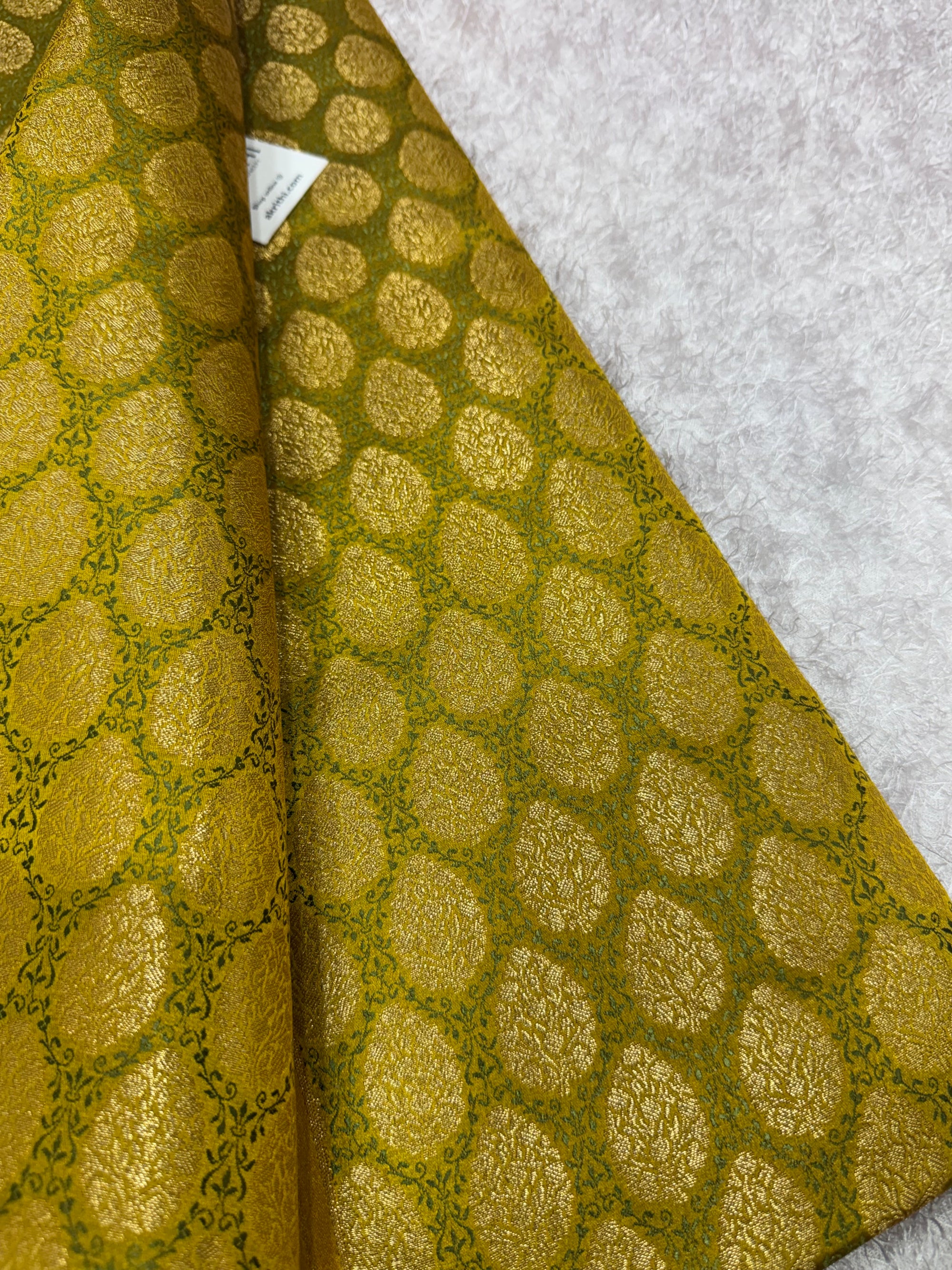 Pure Banarasi brocade fabric