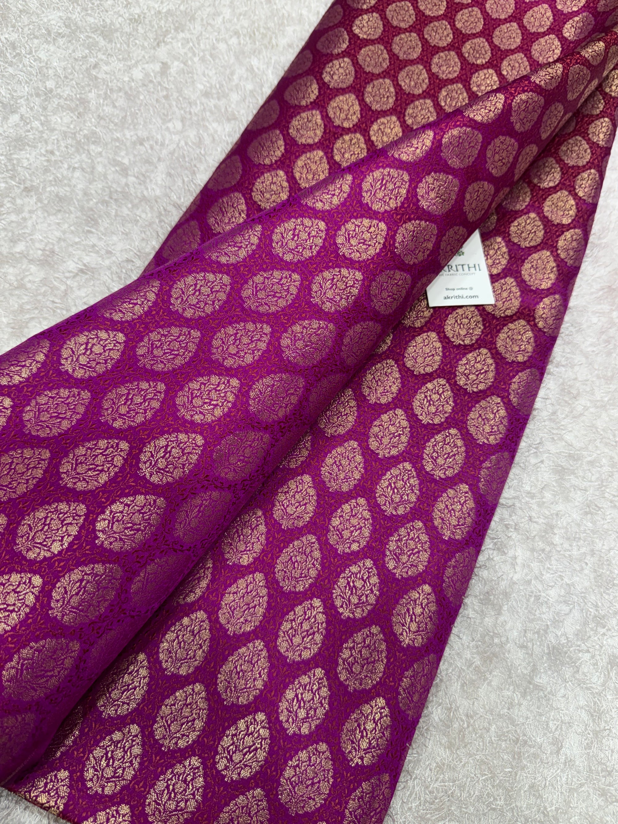 Pure Banarasi brocade fabric