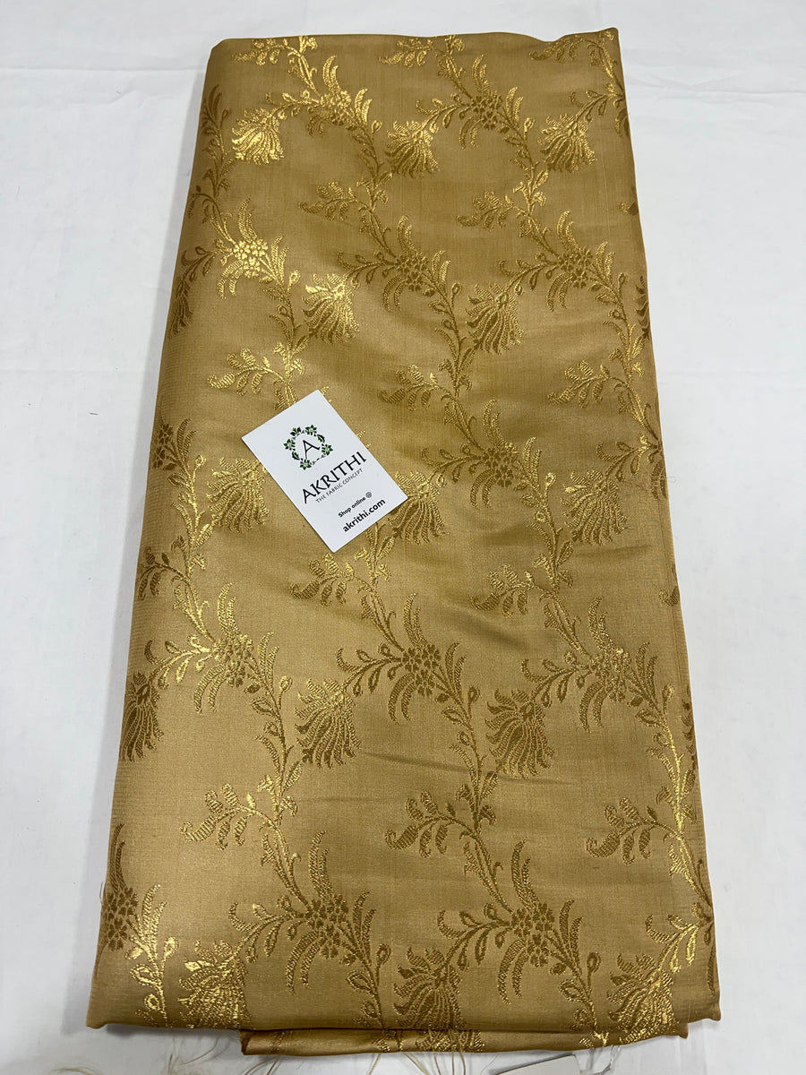 Pure Banarasi brocade fabric