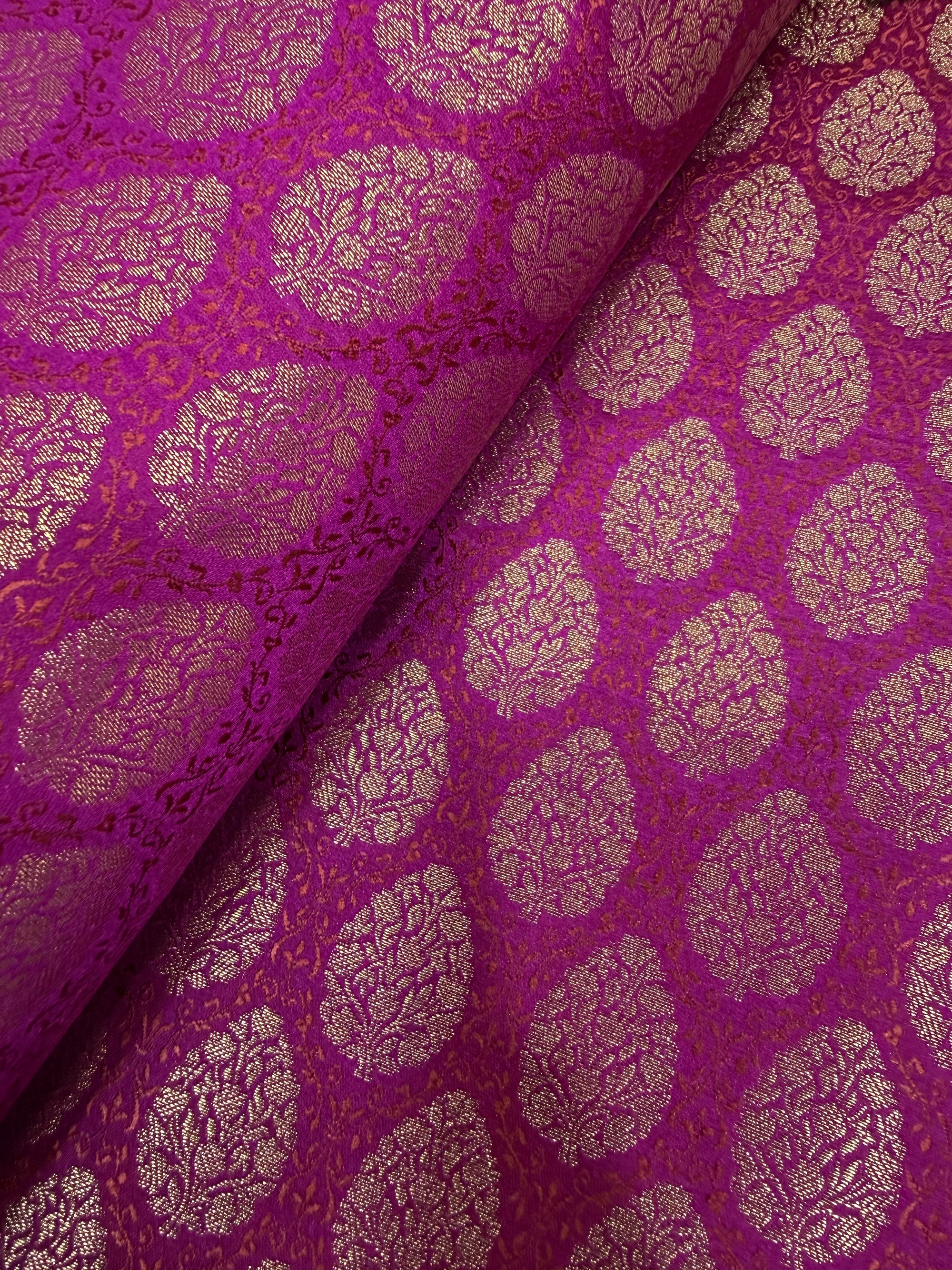 Pure Banarasi brocade fabric