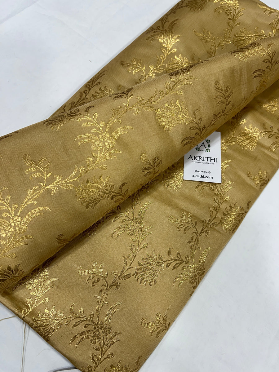 Pure Banarasi brocade fabric