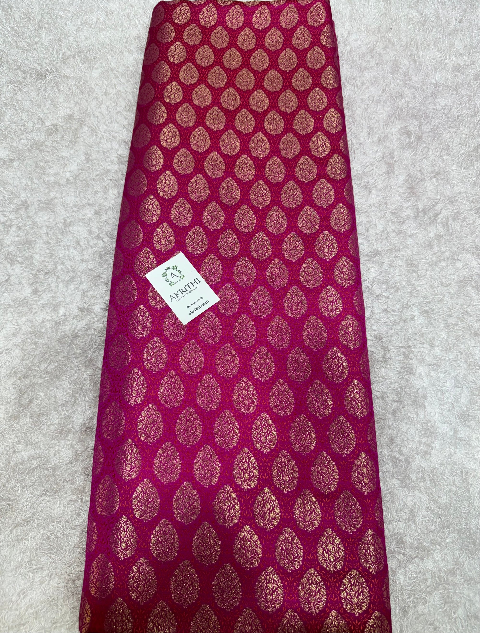 Pure Banarasi brocade fabric