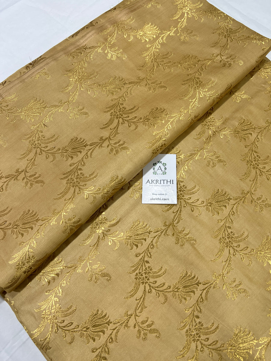 Pure Banarasi brocade fabric