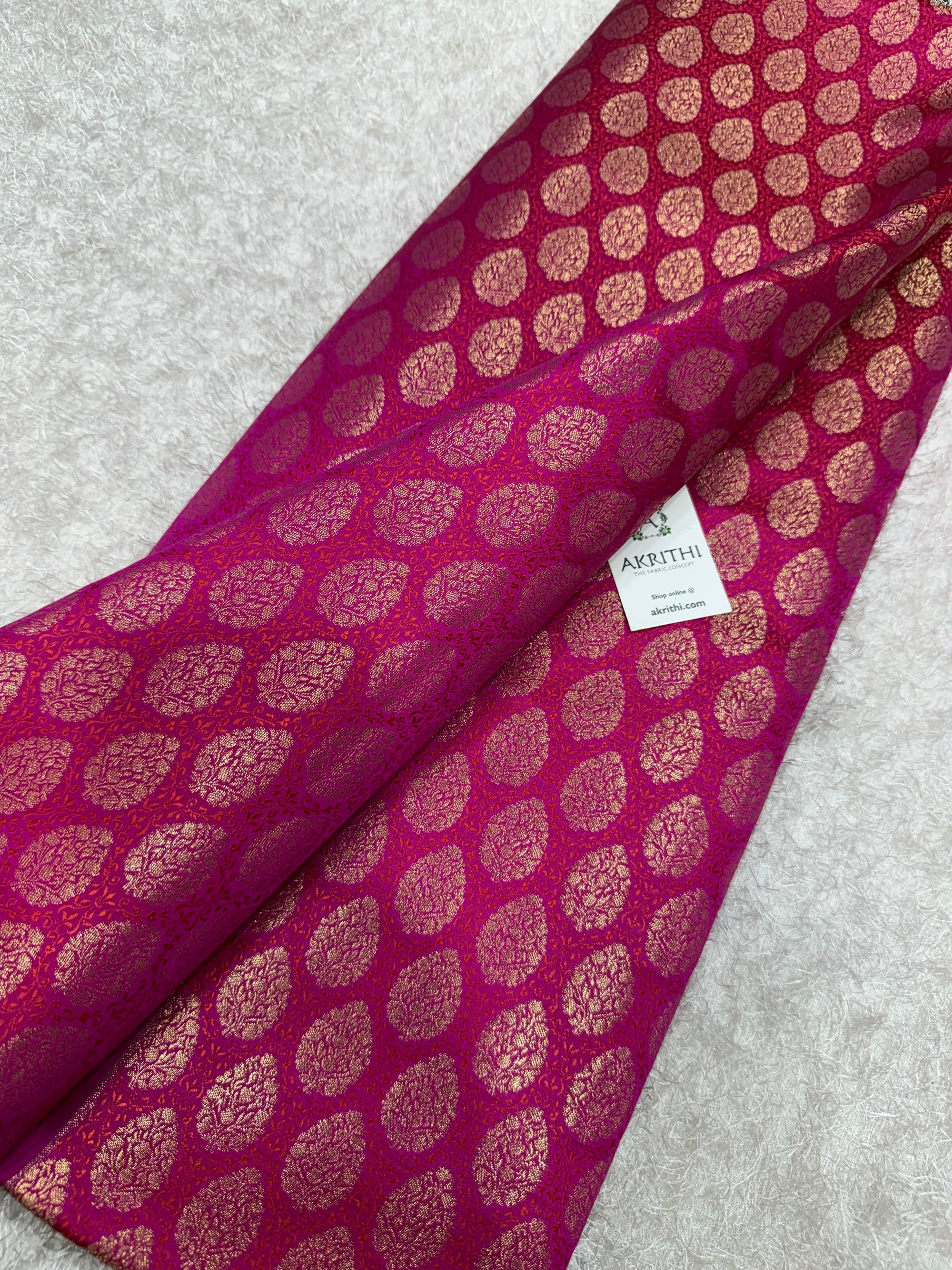 Pure Banarasi brocade fabric