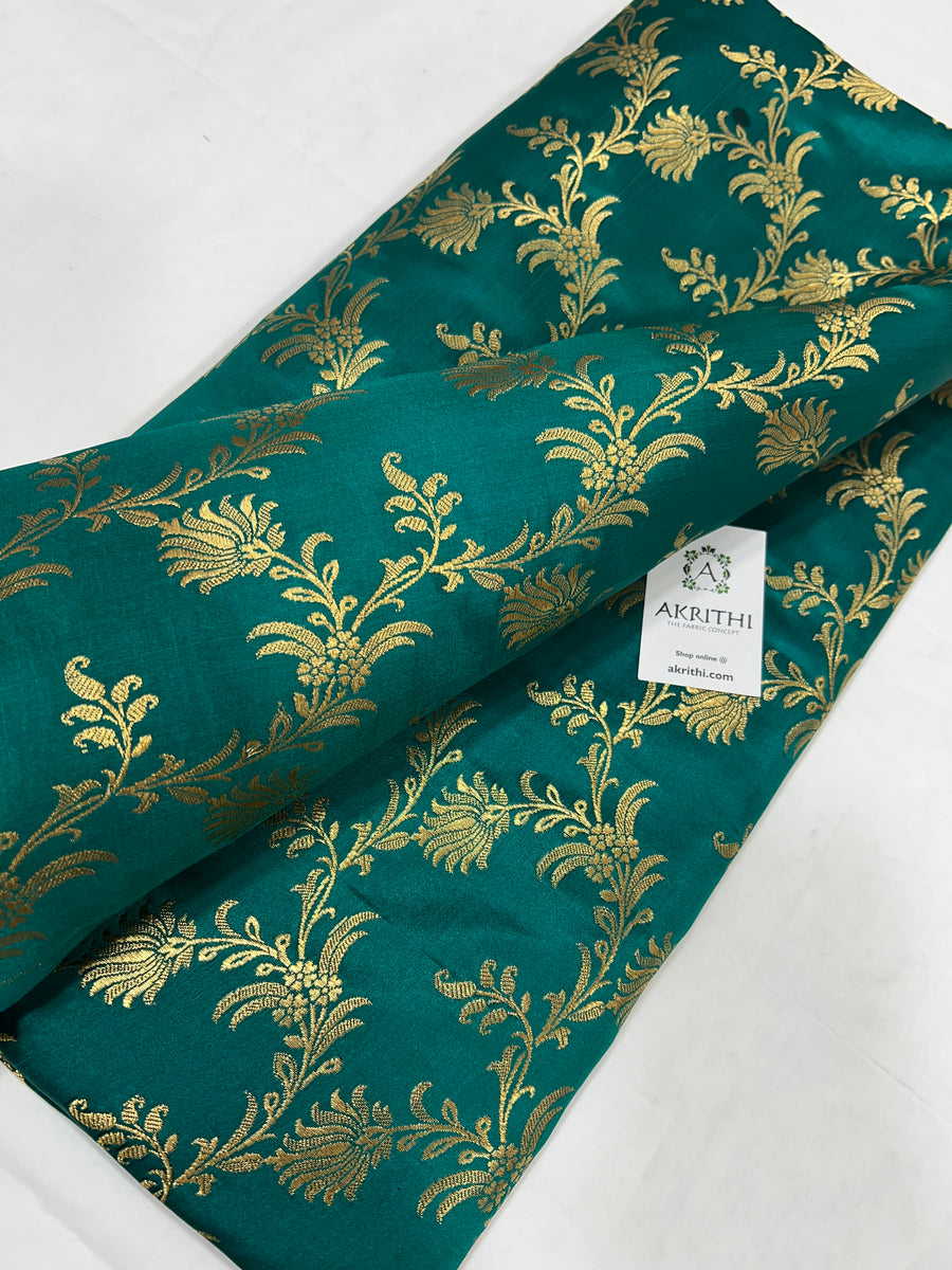 Pure Banarasi brocade fabric