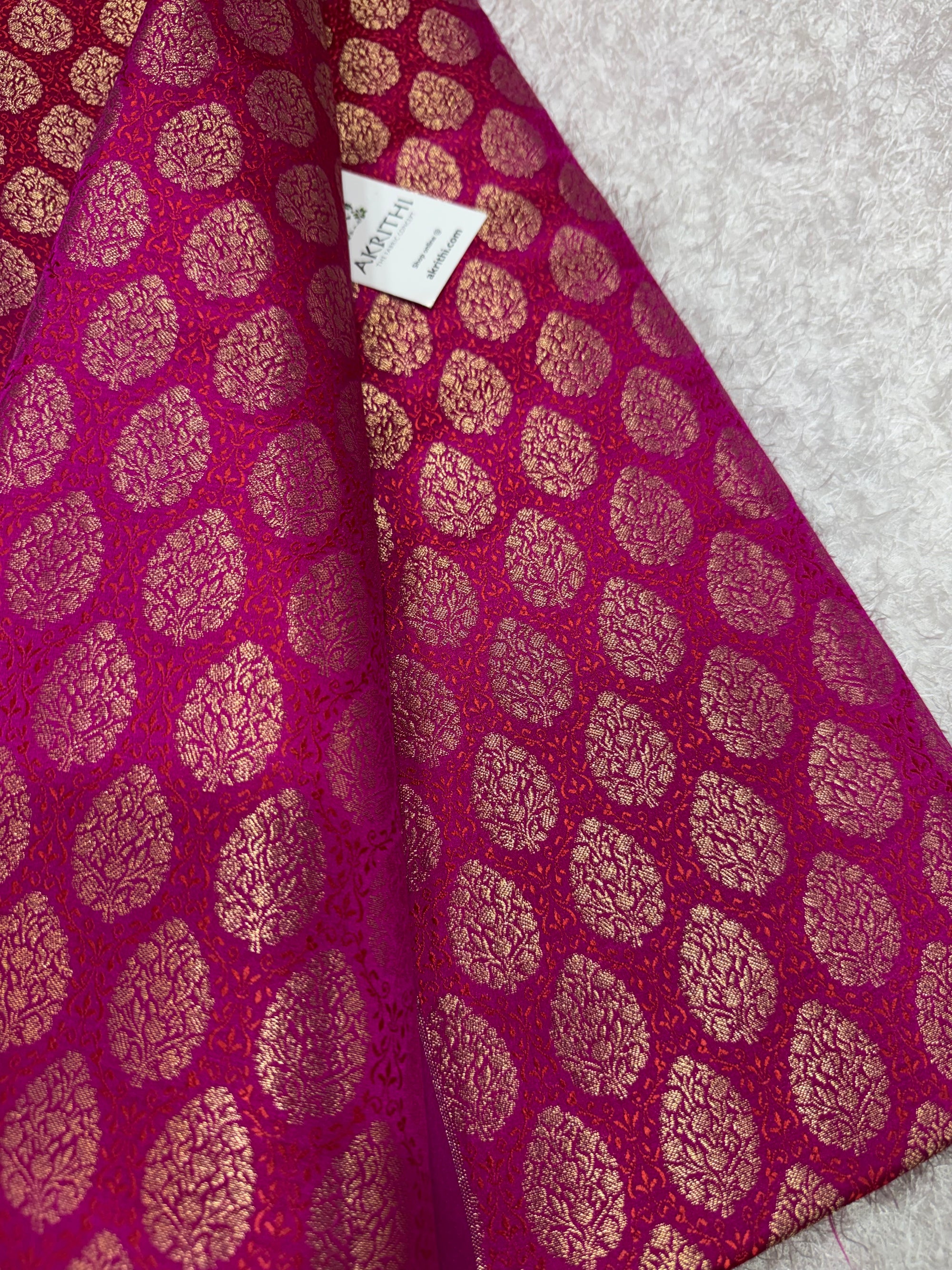 Pure Banarasi brocade fabric