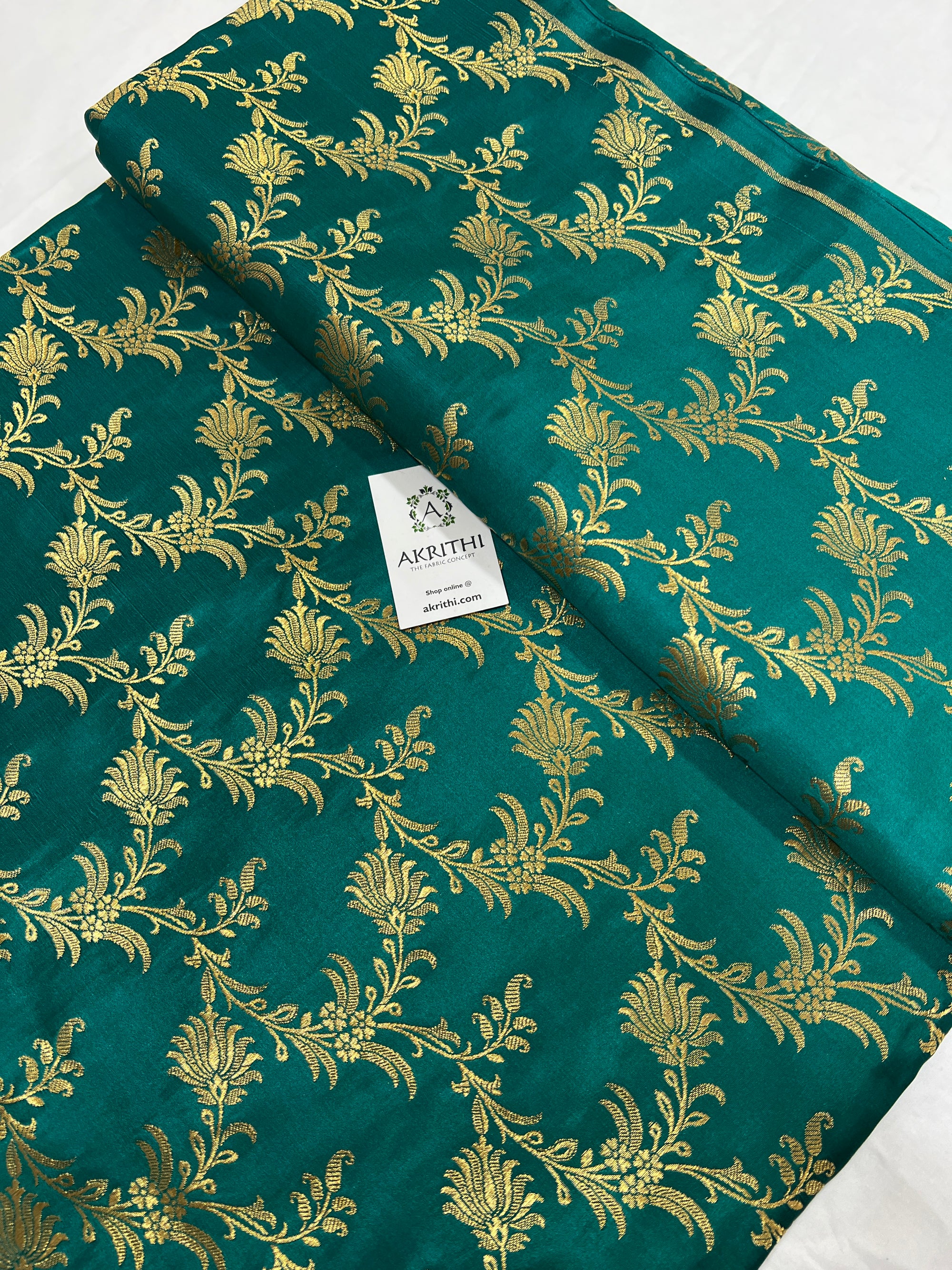 Pure Banarasi brocade fabric