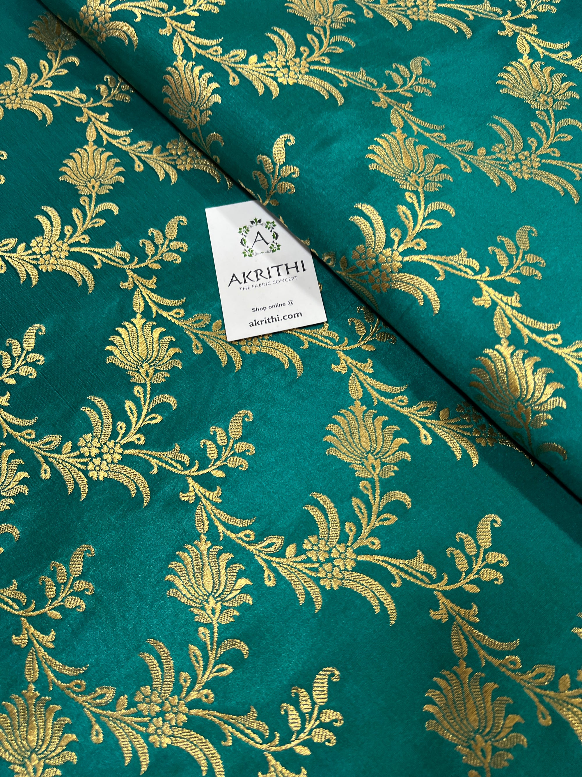 Pure Banarasi brocade fabric