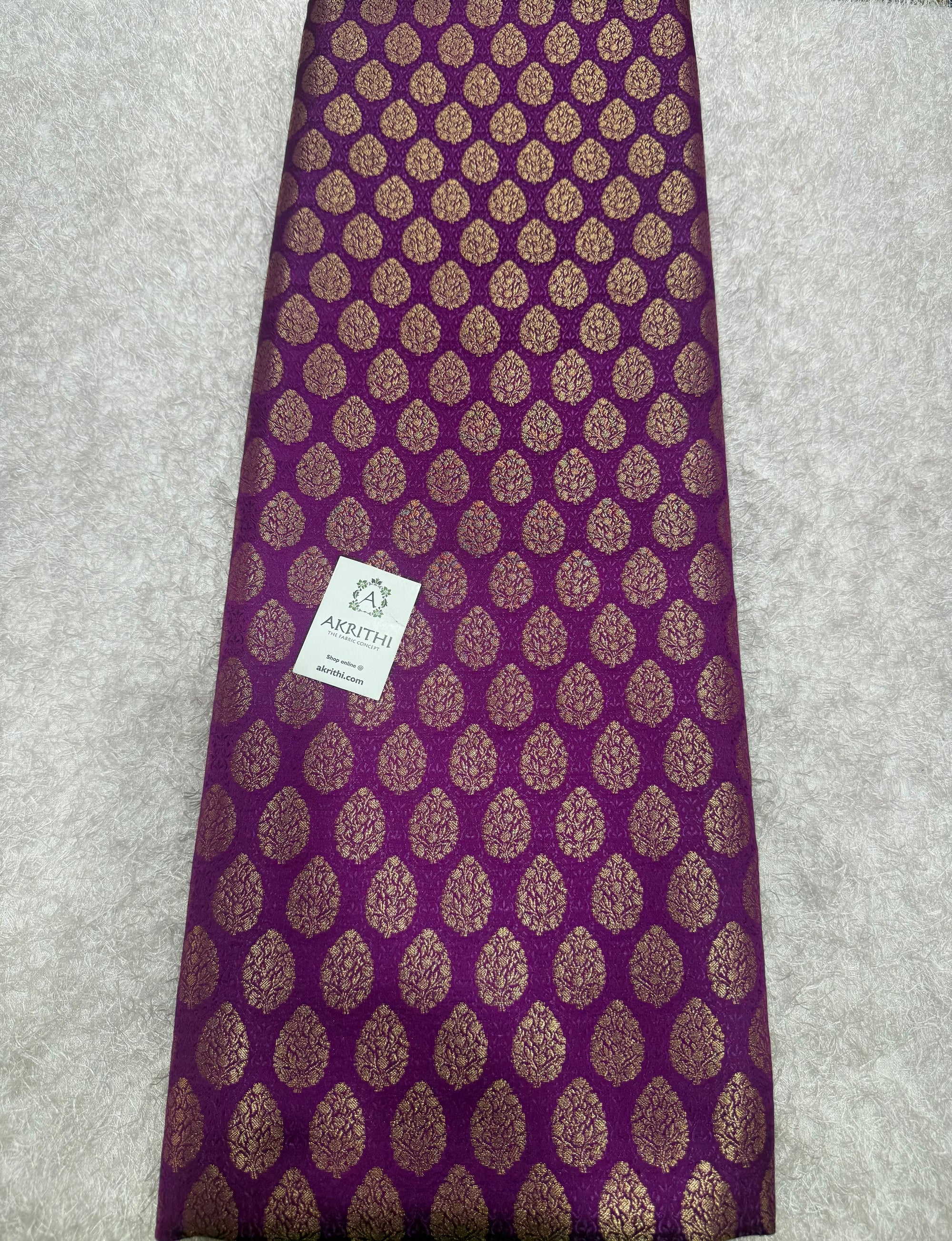 Pure Banarasi brocade fabric