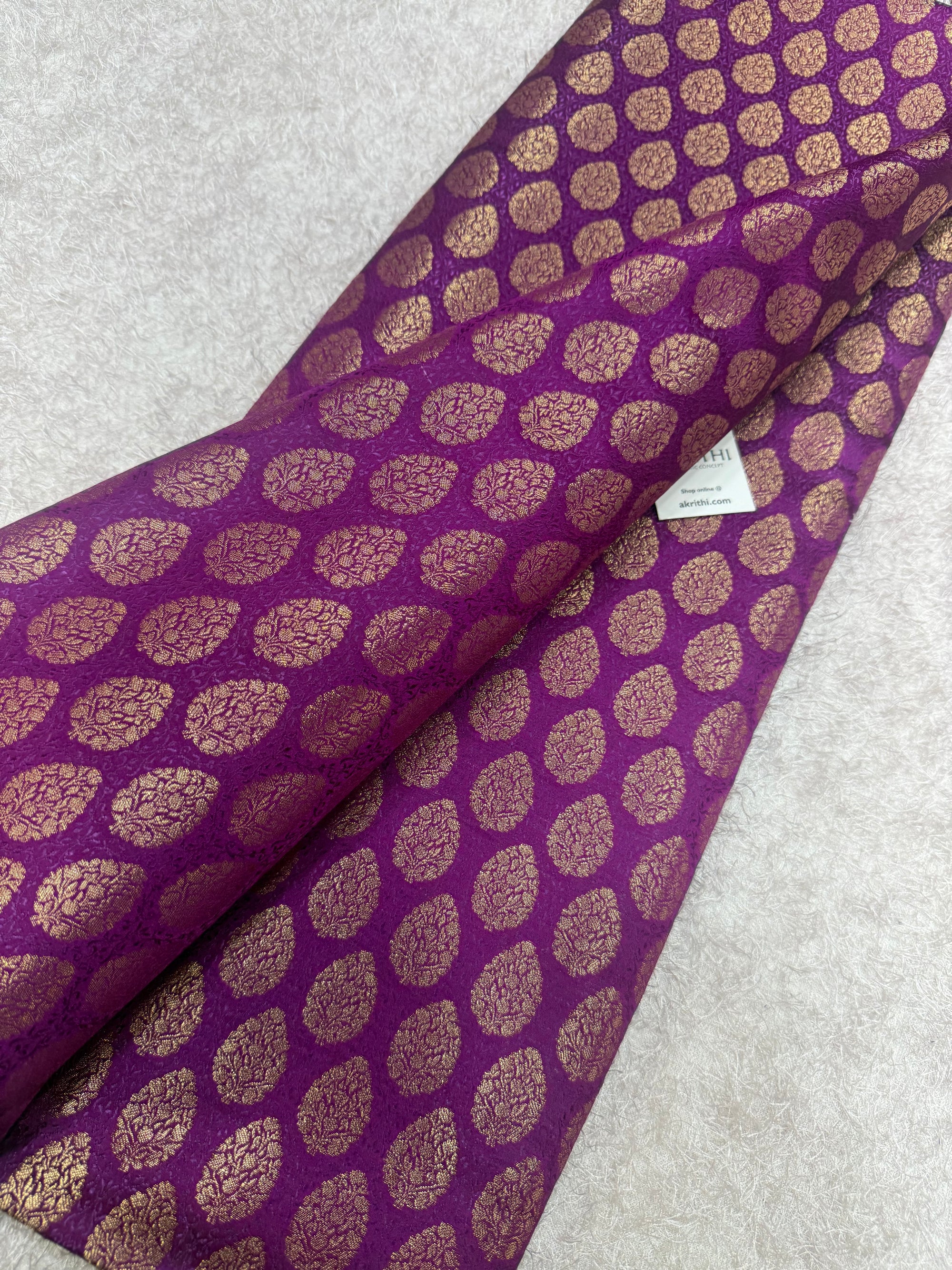 Pure Banarasi brocade fabric