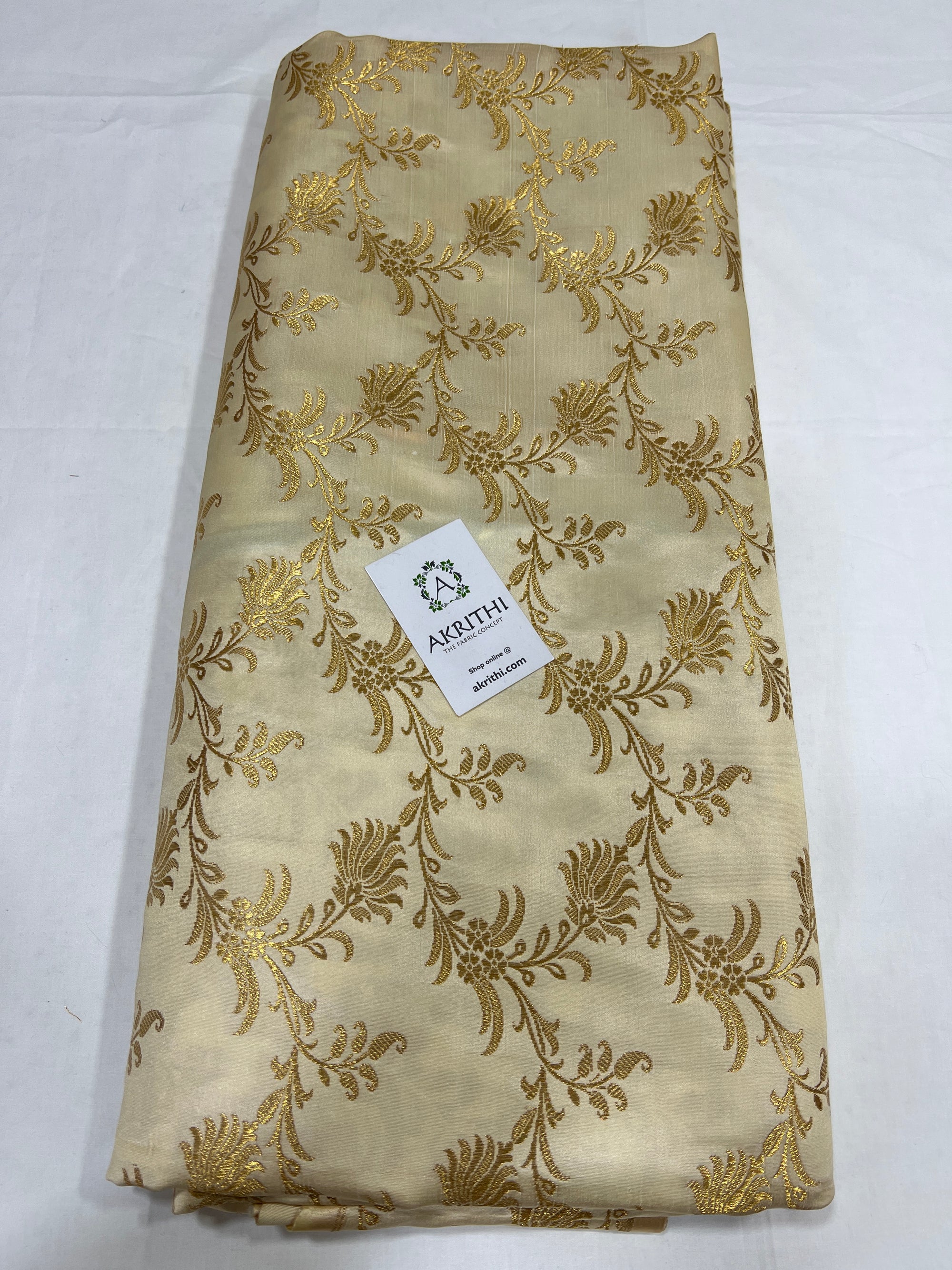 Pure Banarasi brocade fabric