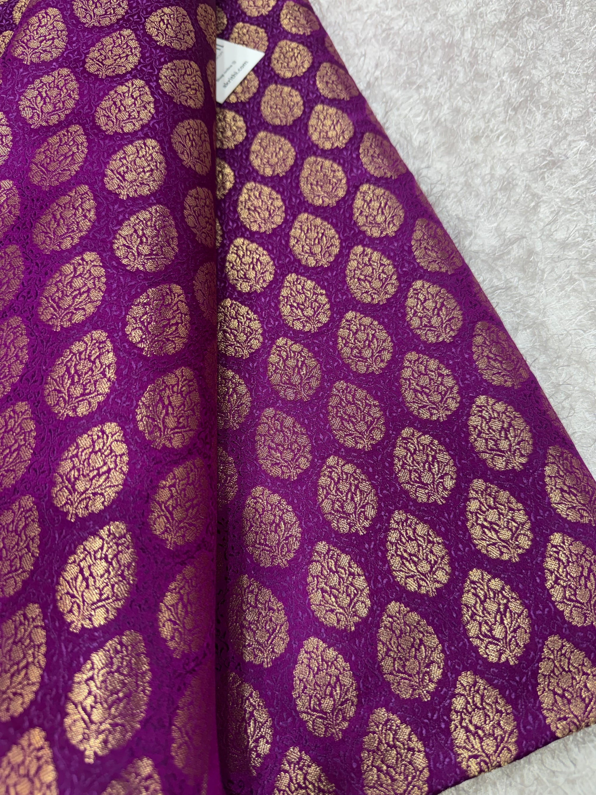 Pure Banarasi brocade fabric